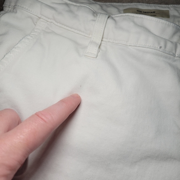 AG Adriano Goldschmied The Tristan White Distressed Tailored Trousers size 28 - Picture 13 of 13